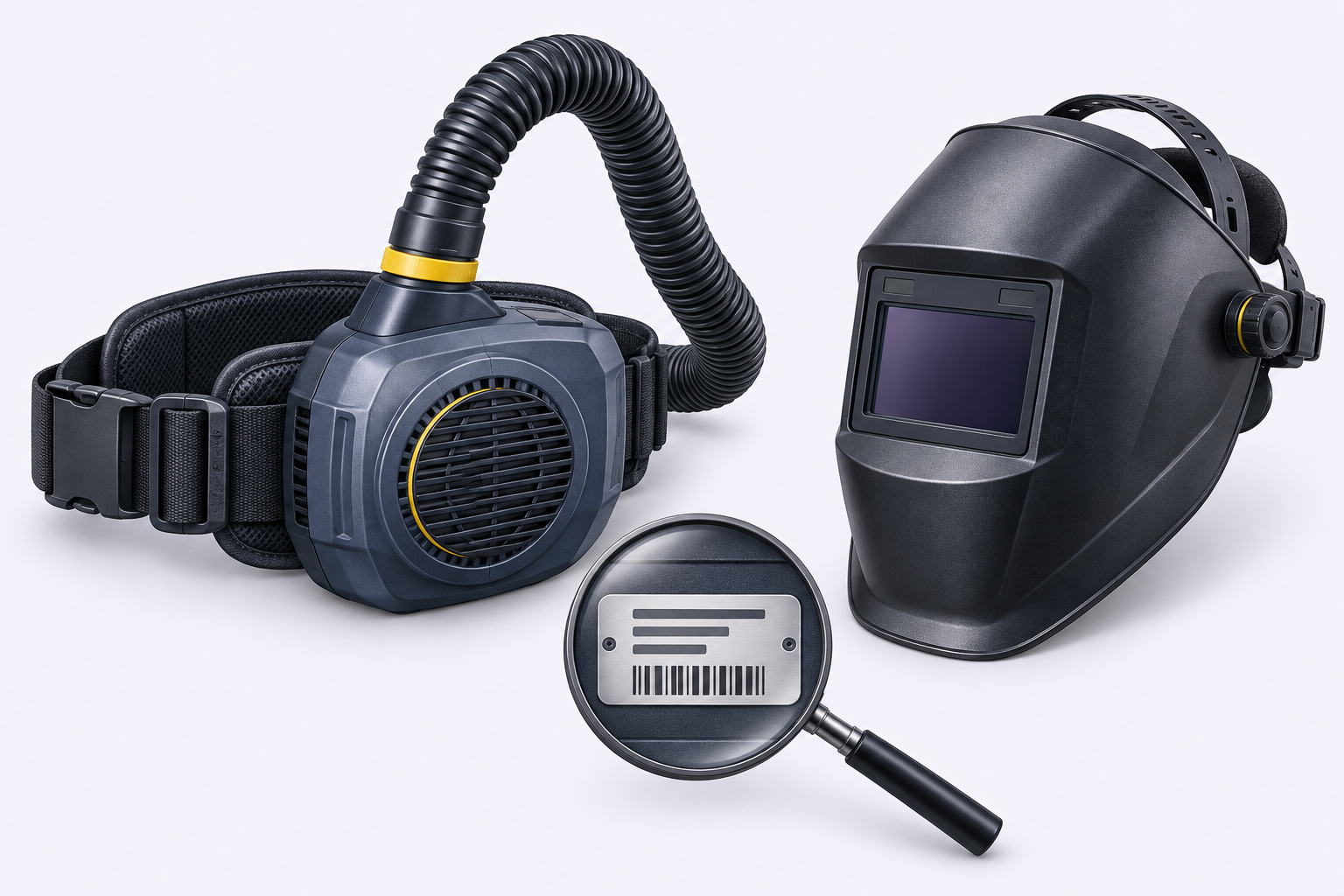 Generic respiratory equipment illustration